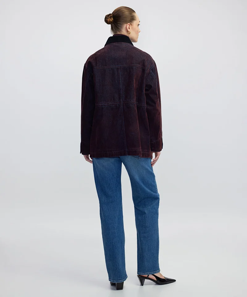 Ipekyol  Contrast Velvet Collar Coat for Women | Best Price UAE